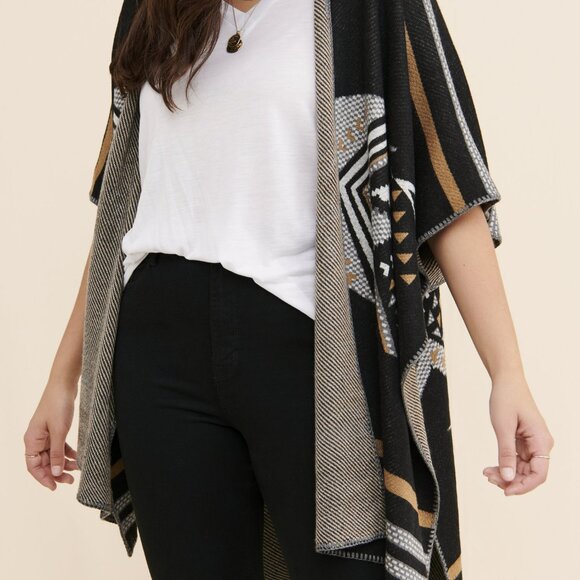 Driftwood Matinee Show Cashmere Blend Wrap Size Small - Picture 6 of 6